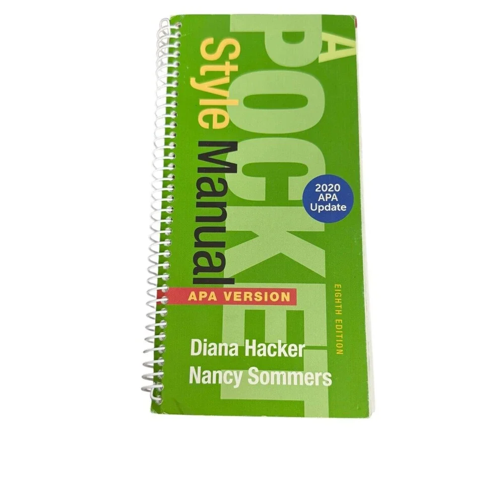 A Pocket Style Manual, APA Version, 2020 Update - Spiral-bound - Very Good